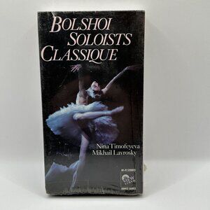 Bolshoi Soloists Classique VHS Nina Timofeyeva Mikhail Lavrovsky V.I.E.W. Video